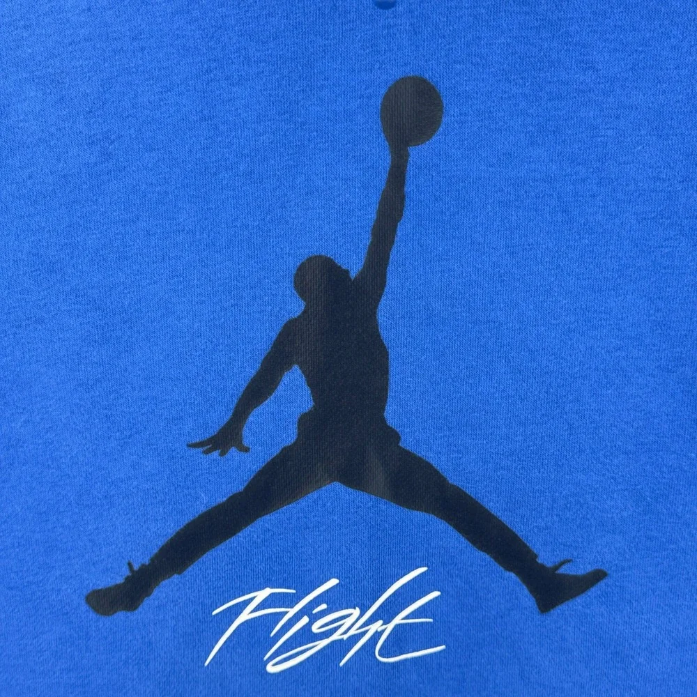 Jordan Flight Essentials Pullover Hoodie Game Royal Blue FD7545-480 Mens Medium